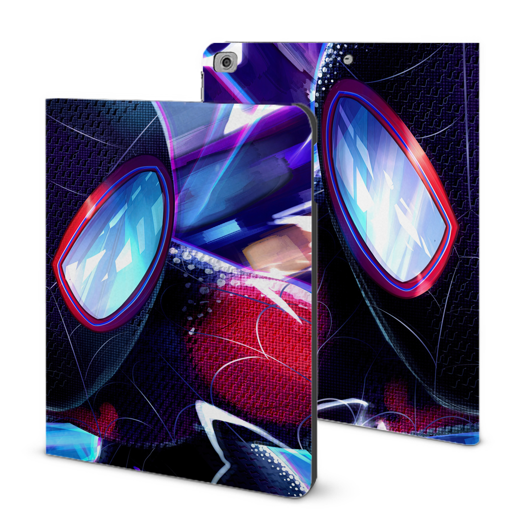 （画像用） Spider Man スパイダーマン IPad ケース ブック型 PUレザー TPU 耐衝撃 軽量 薄型 ペン収納なし 全面保護 IPad 各モデル対応